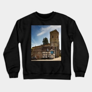 Much Wenlock-Church Crewneck Sweatshirt